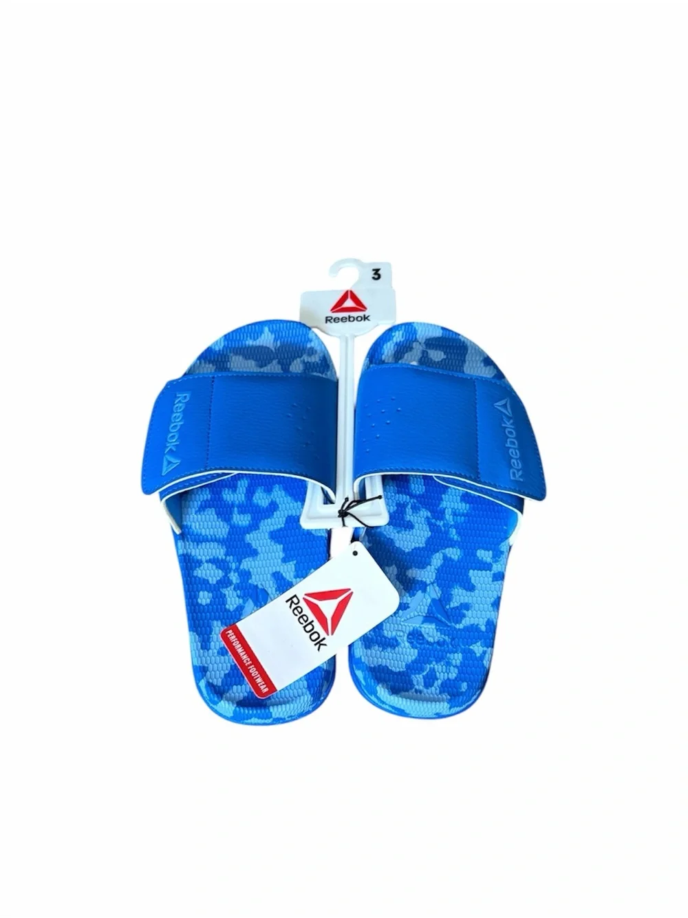 Reebok | Kids Blue slide-ons